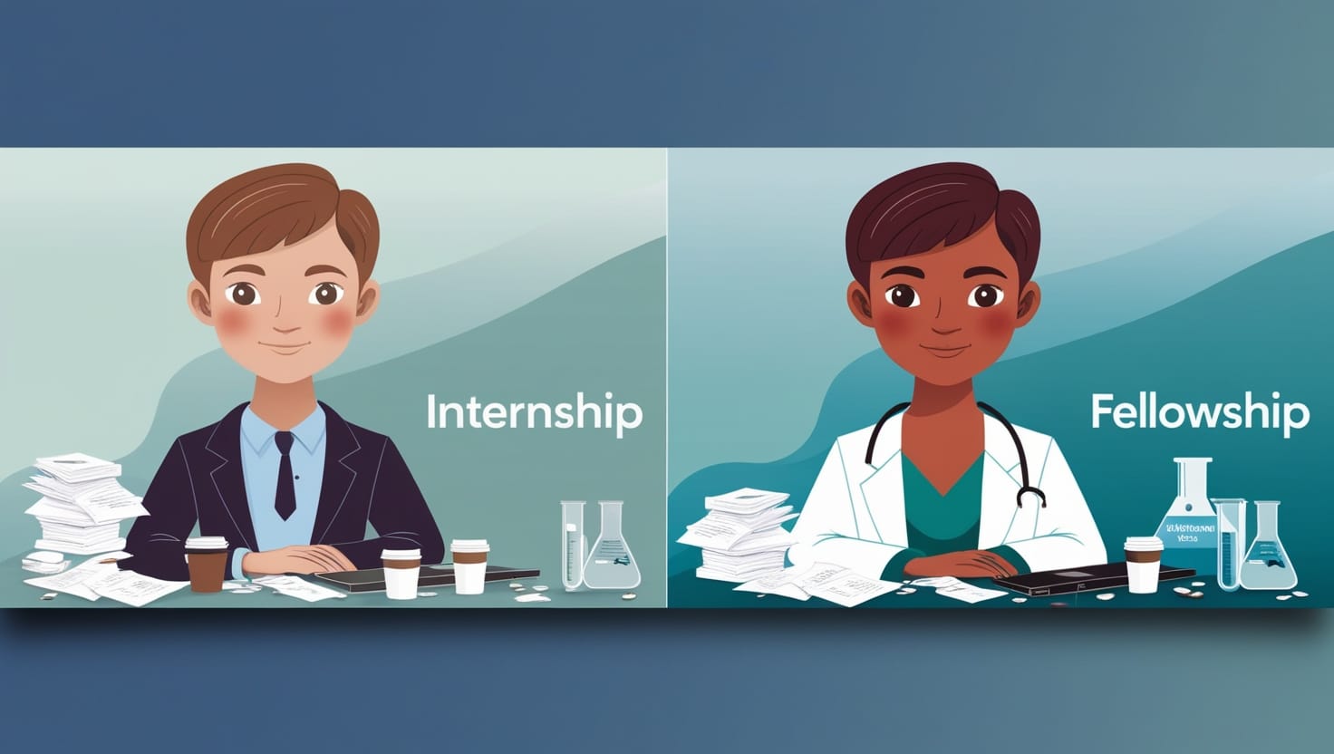 Internship vs Fellowship Compared : Differences and Similarities