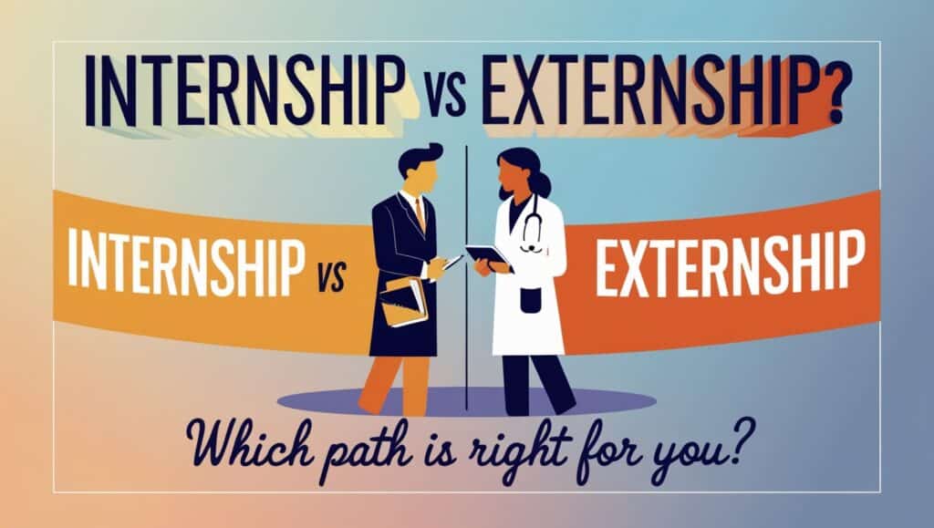 Advantages and Disadvantages of Internship vs Externship