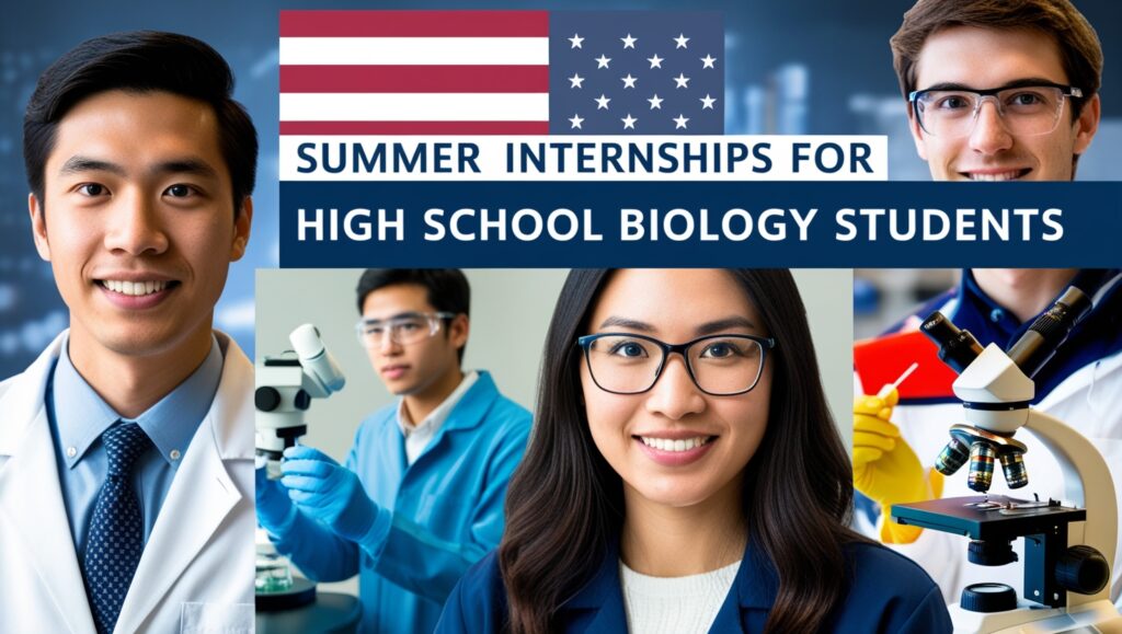 Summer Biology Internships for High School Students