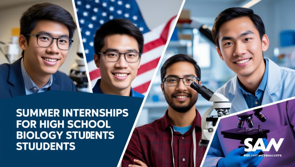 Types of Biology Internships Available for High School Students
