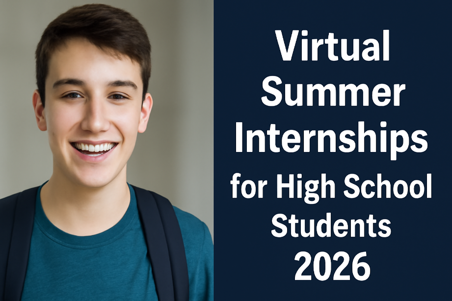 Virtual Summer Internships for High School Students 2026