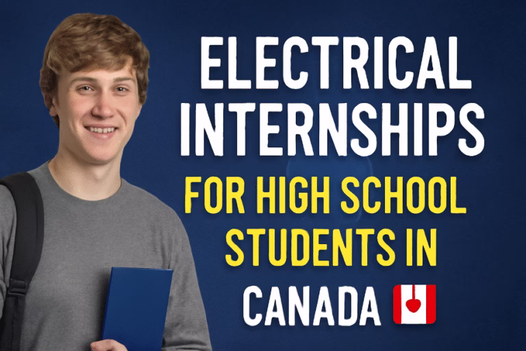 Electrical Engineering Internships 2026 in Canada