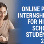 Online Paid Internships for High School Students 2026