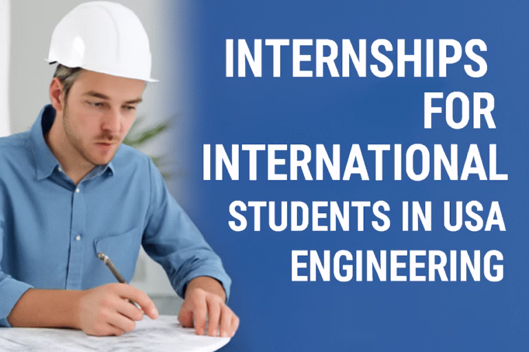 Internships for International Students in USA Engineering 2026
