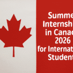 Summer Internships in Canada 2026 for International Students