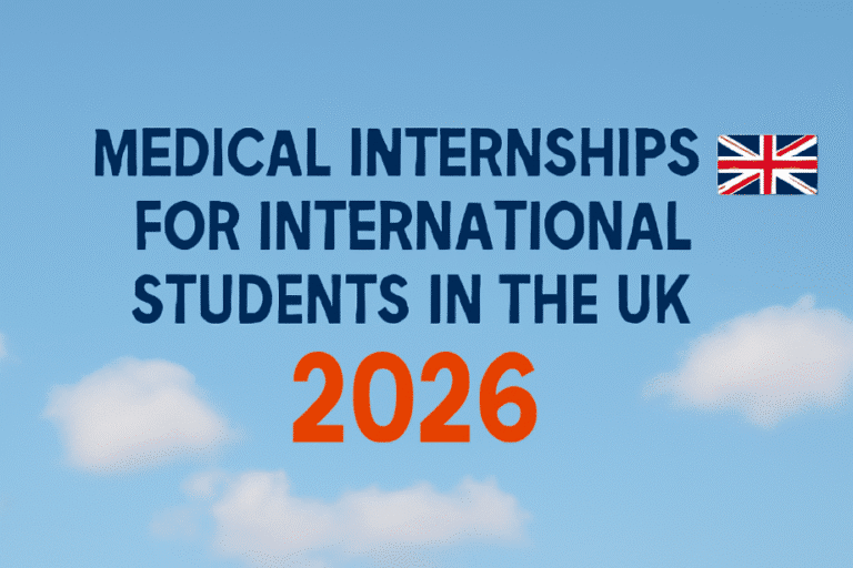 Medical Internships for International Students in the UK 2026