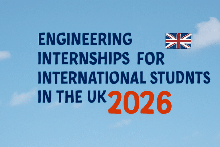 Engineering Internships for International Students in the UK 2026