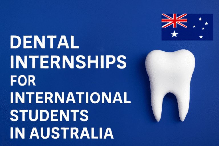 Dental Internships for International Students in Australia