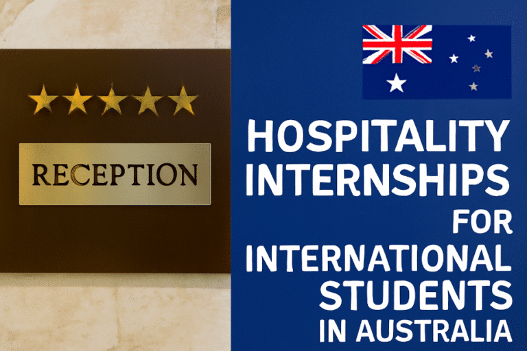 Hospitality Internships for International Students in Australia