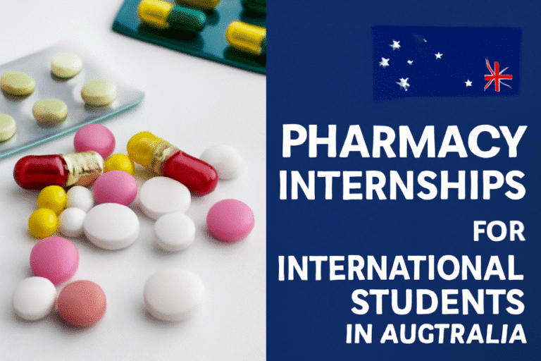 Pharmacy Internships for International Students in Australia