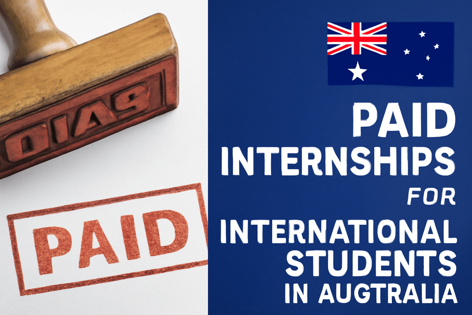 Paid Internships for International Students in Australia