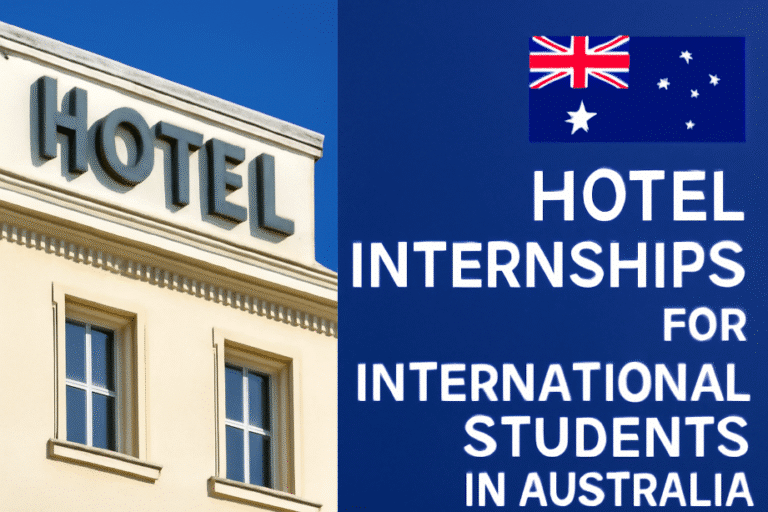 Hotel Internships for International Students in Australia
