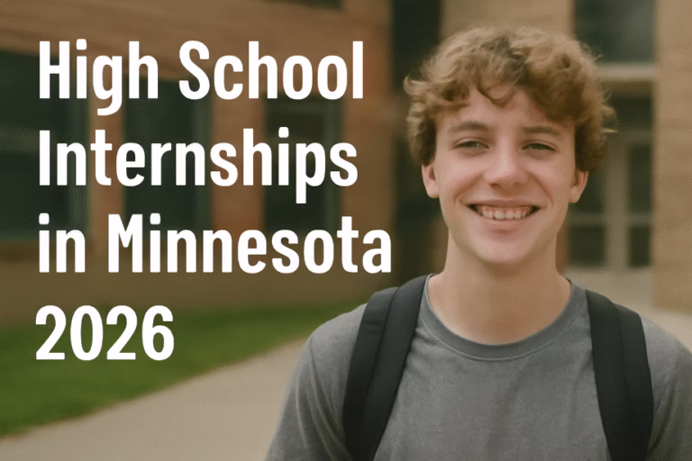 High School Internships in Minnesota 2026