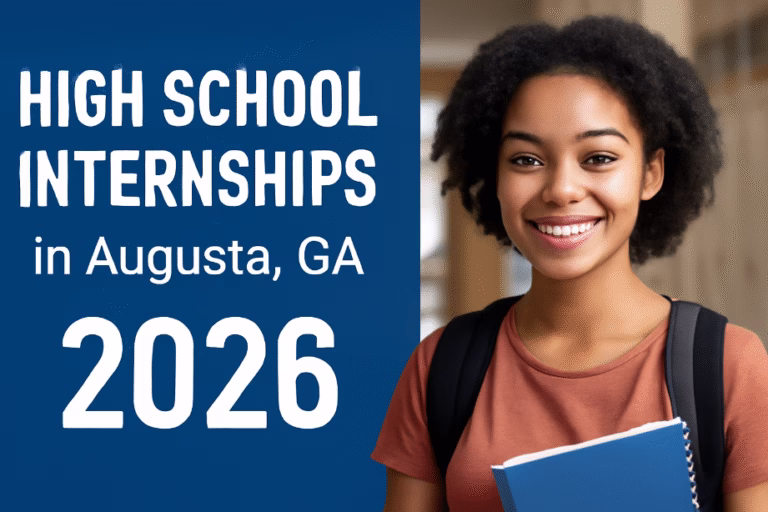 High School Internships in Augusta, GA 2026