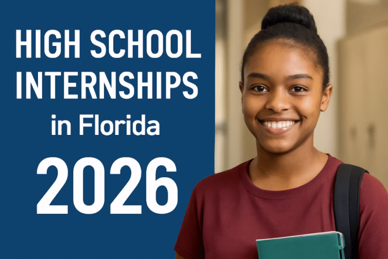 Top 15 Best High School Internships in Florida 2026 38 High School Internships in Florida 2026
