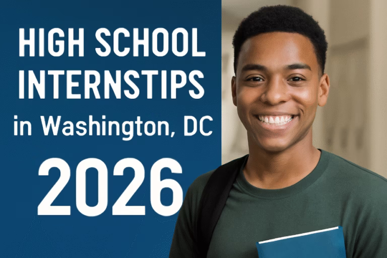 Top 15 Best High School Internships in Washington, DC 2026 33 High School Internships in Washington, DC 2026