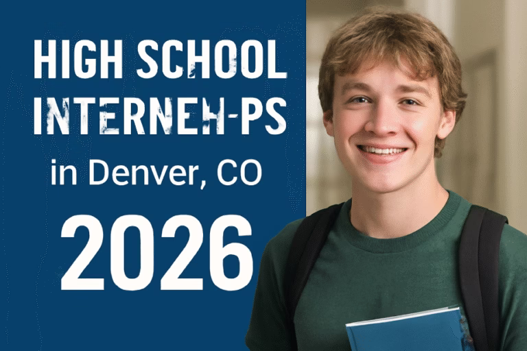 Top 15 Best High School Internships in Denver, CO 2026 41 High School Internships in Denver, CO 2026